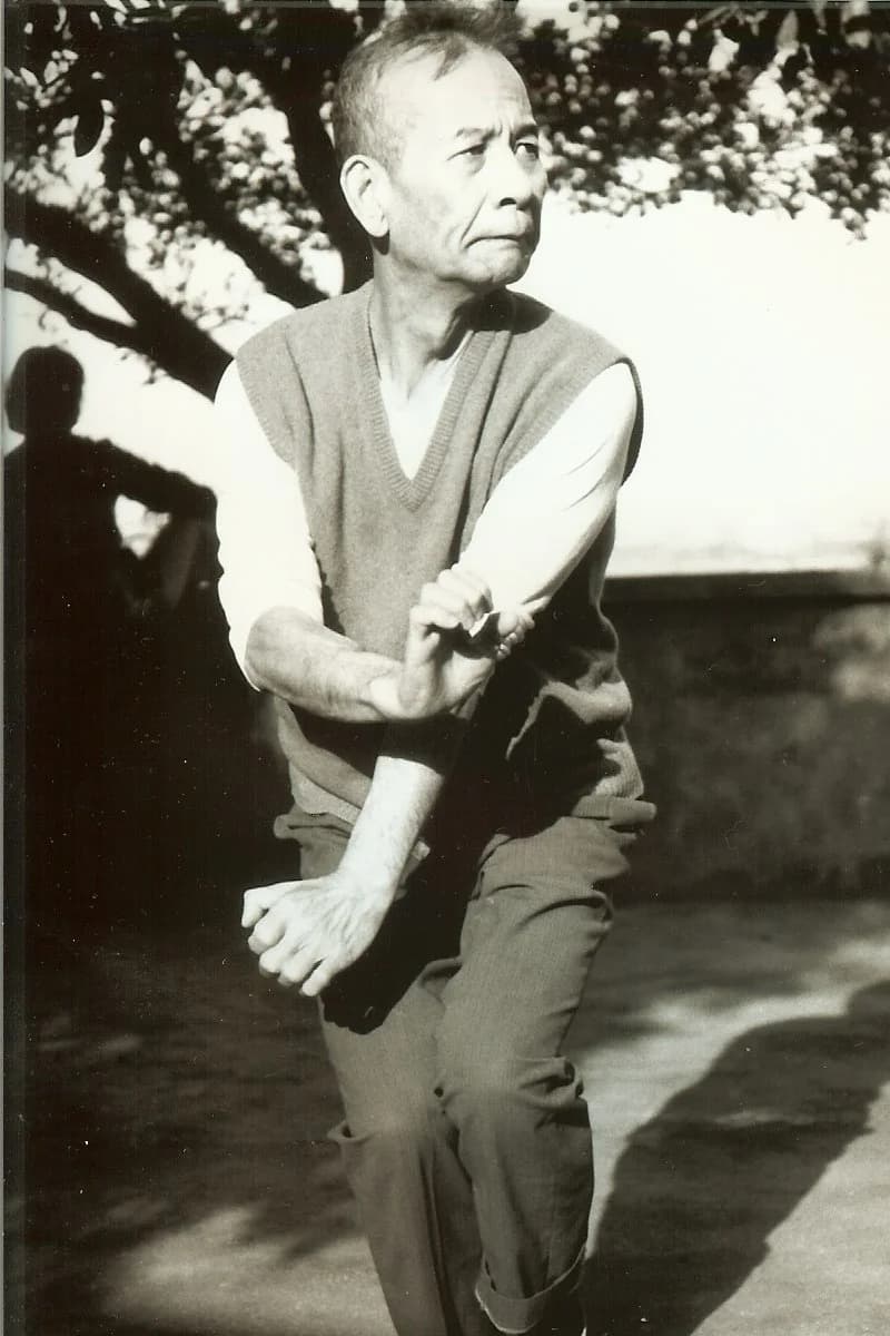 Hung I-Mien in practice outdoors
